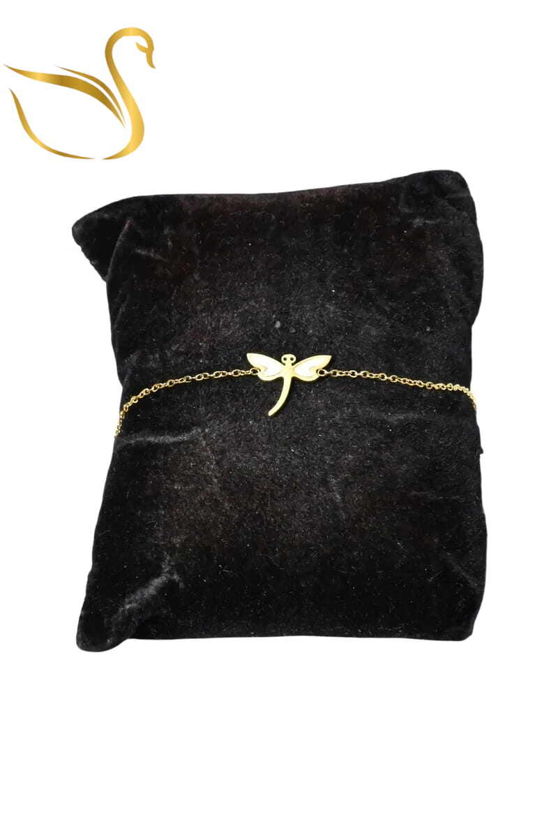 Grossiste Emma Fantaisies - Bracelet papillon Or