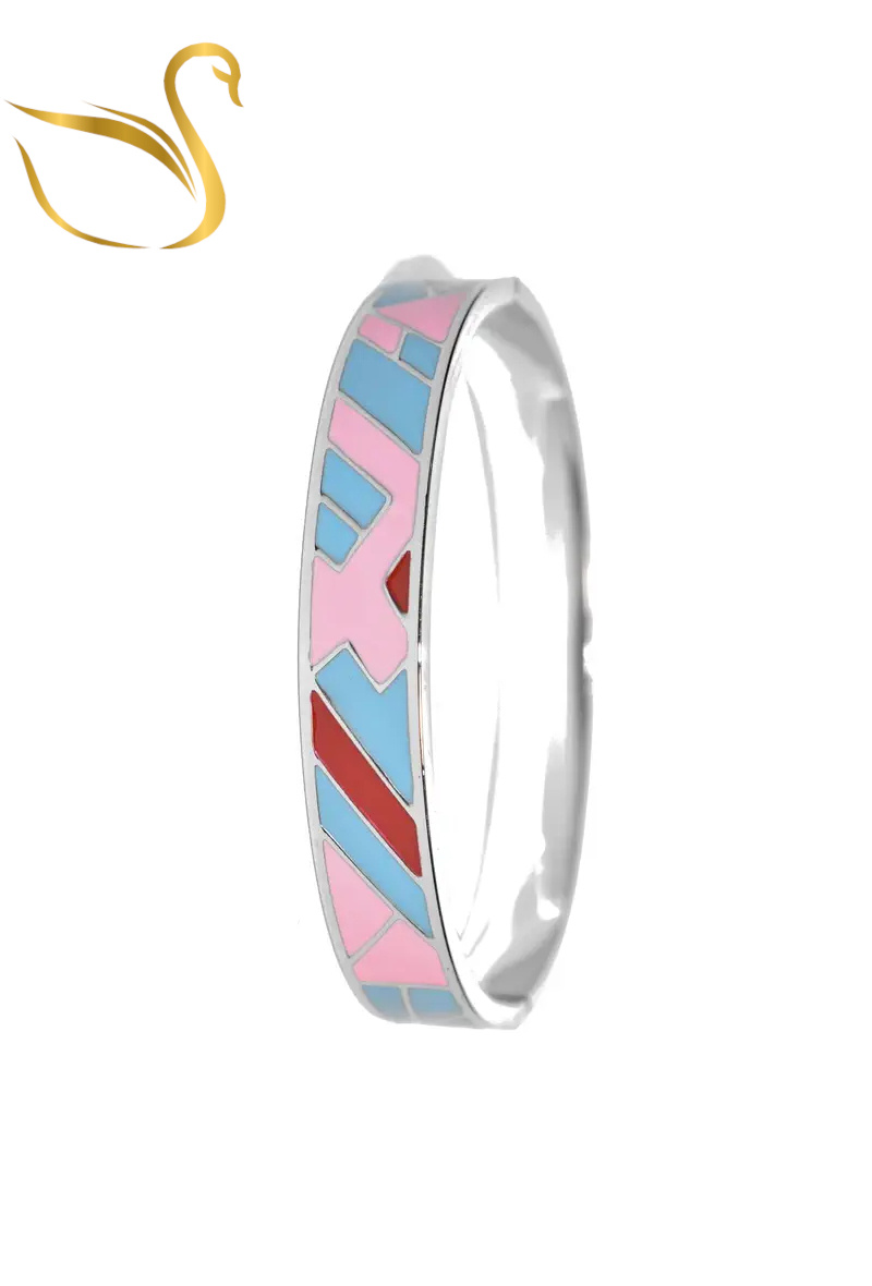 Grossista Emma Fantaisies - Bracciale tailandese colorato in argento