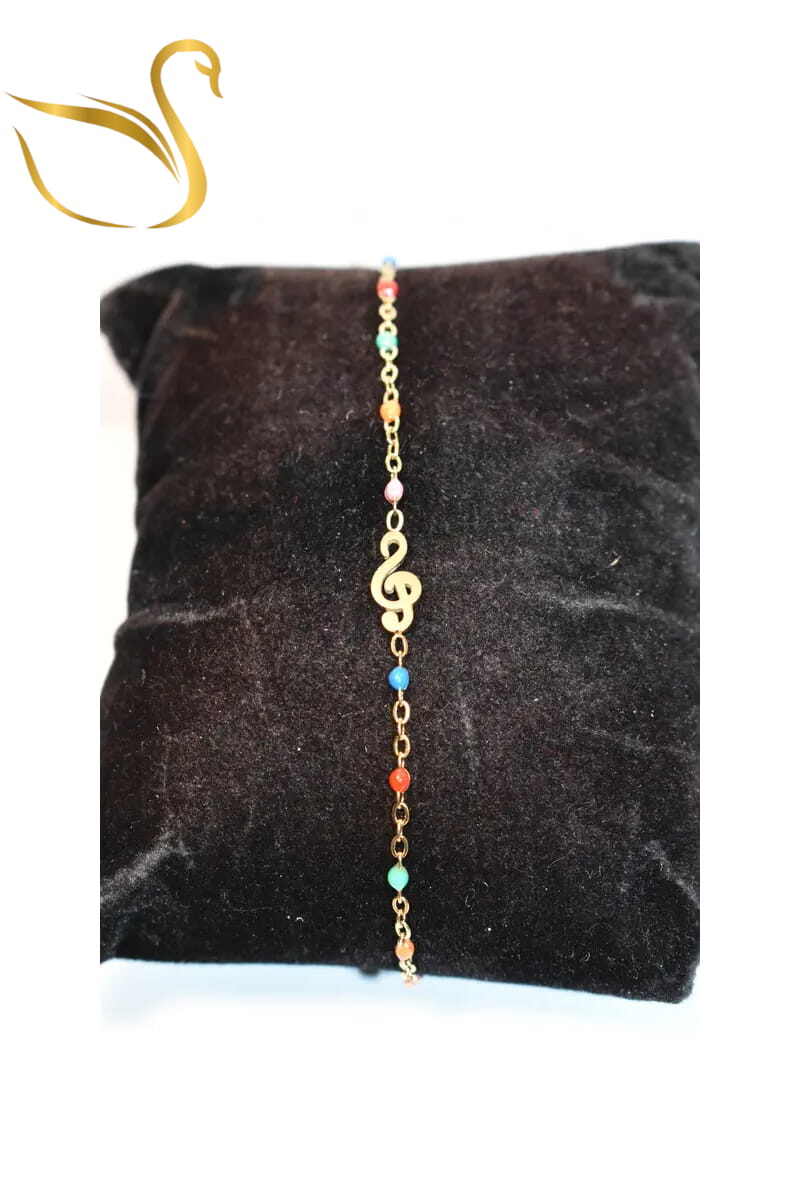 Grossiste Emma Fantaisies - Bracelet note de musique Or