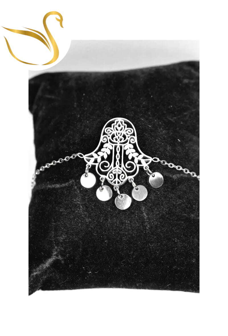 Grossiste Emma Fantaisies - Bracelet main de Fatma Argent