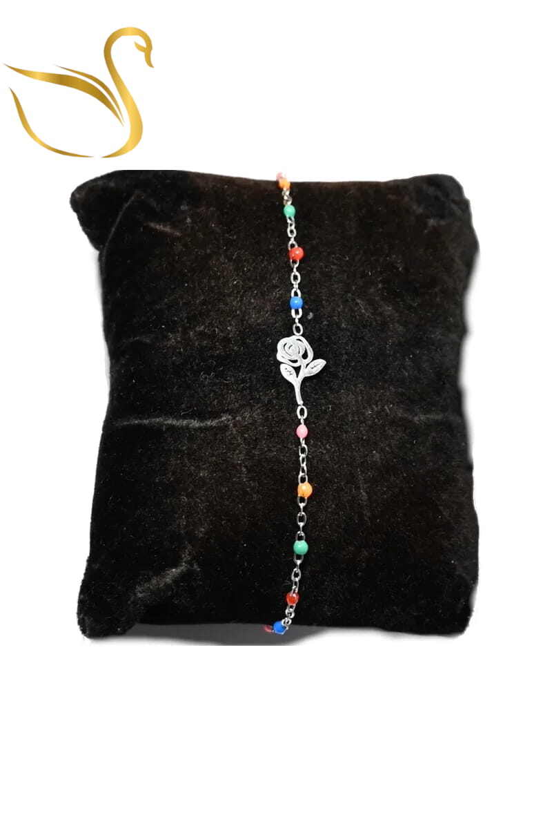 Grossiste Emma Fantaisies - Bracelet fleur Argent