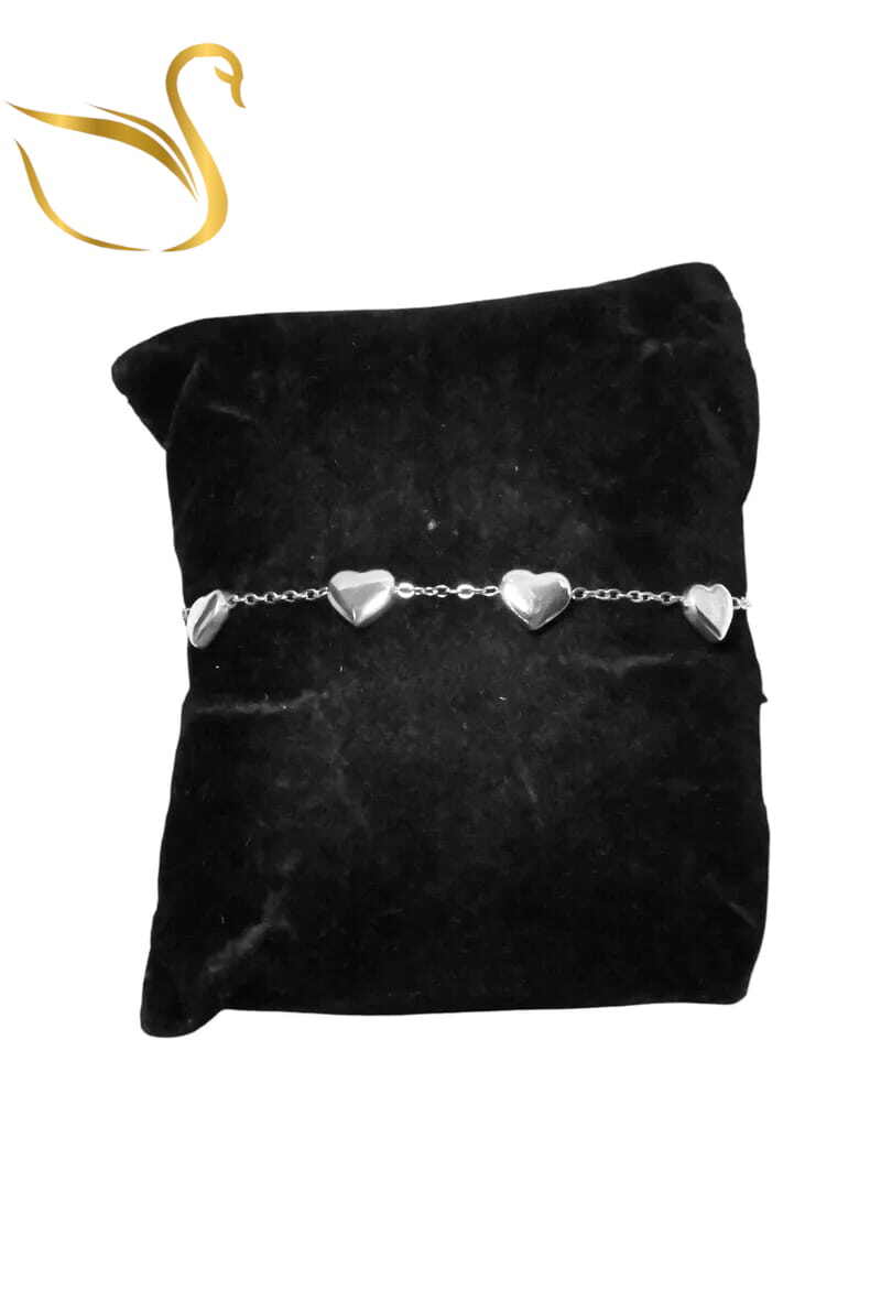 Grossiste Emma Fantaisies - Bracelet coeur Argent