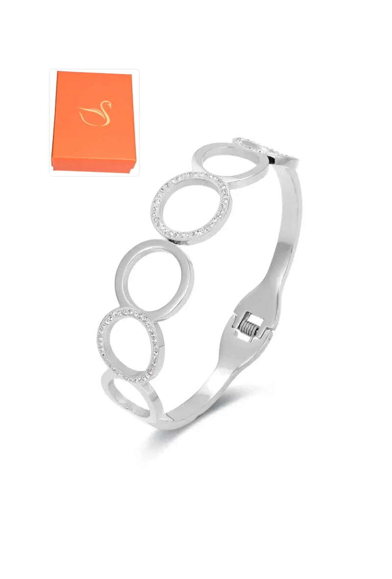 Grossiste Emma Fantaisies - Coffret cadeaux jonc infini Argent