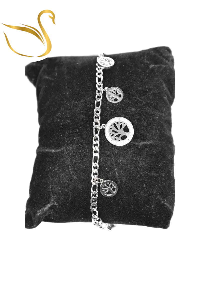 Grossiste Emma Fantaisies - Bracelet arbre de la vie Argent