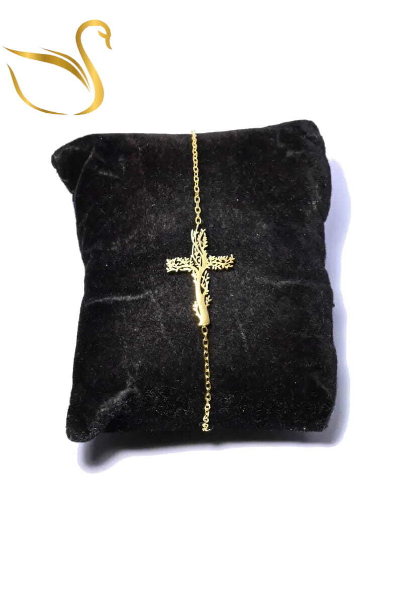 Grossiste Emma Fantaisies - Bracelet croix Or