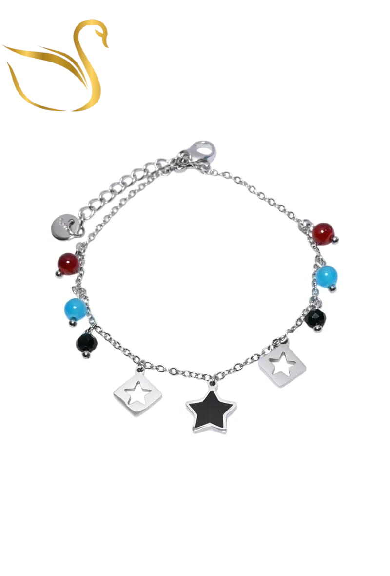 Grossiste Emma Fantaisies - Bracelet étoile Argent