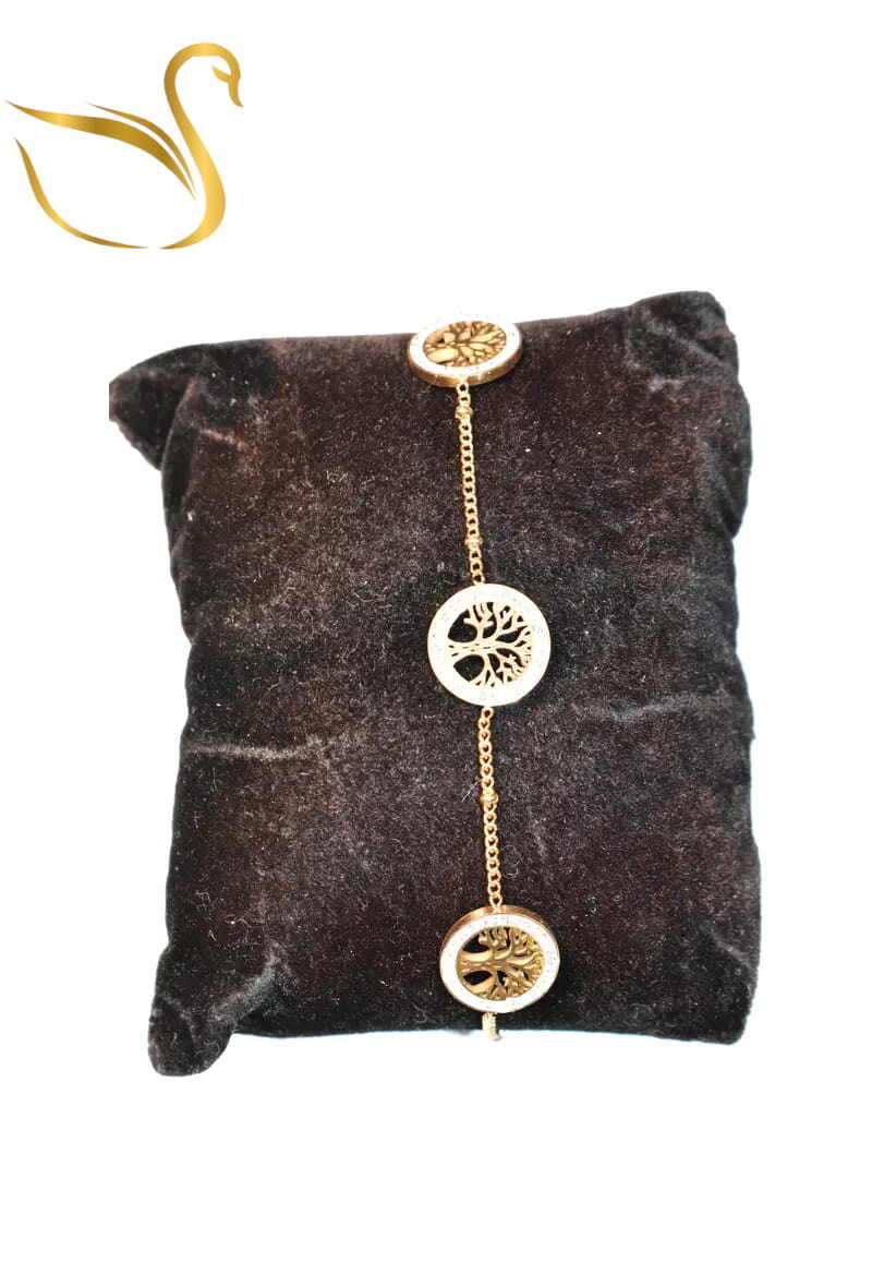 Grossiste Emma Fantaisies - Bracelet arbre de la vie Or
