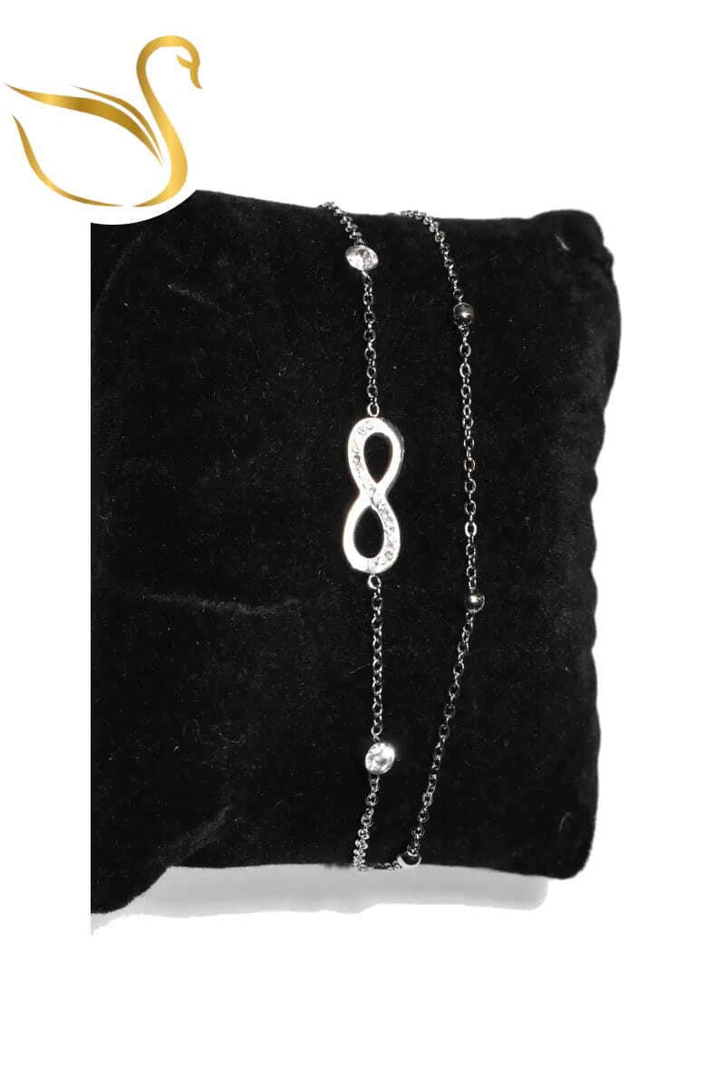 Grossiste Emma Fantaisies - Bracelet infini Argent