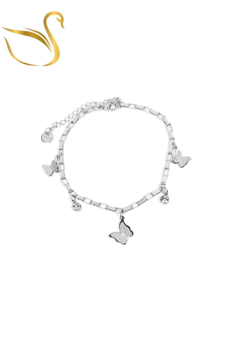 Grossista Emma Fantaisies - Bracciale farfalla in argento