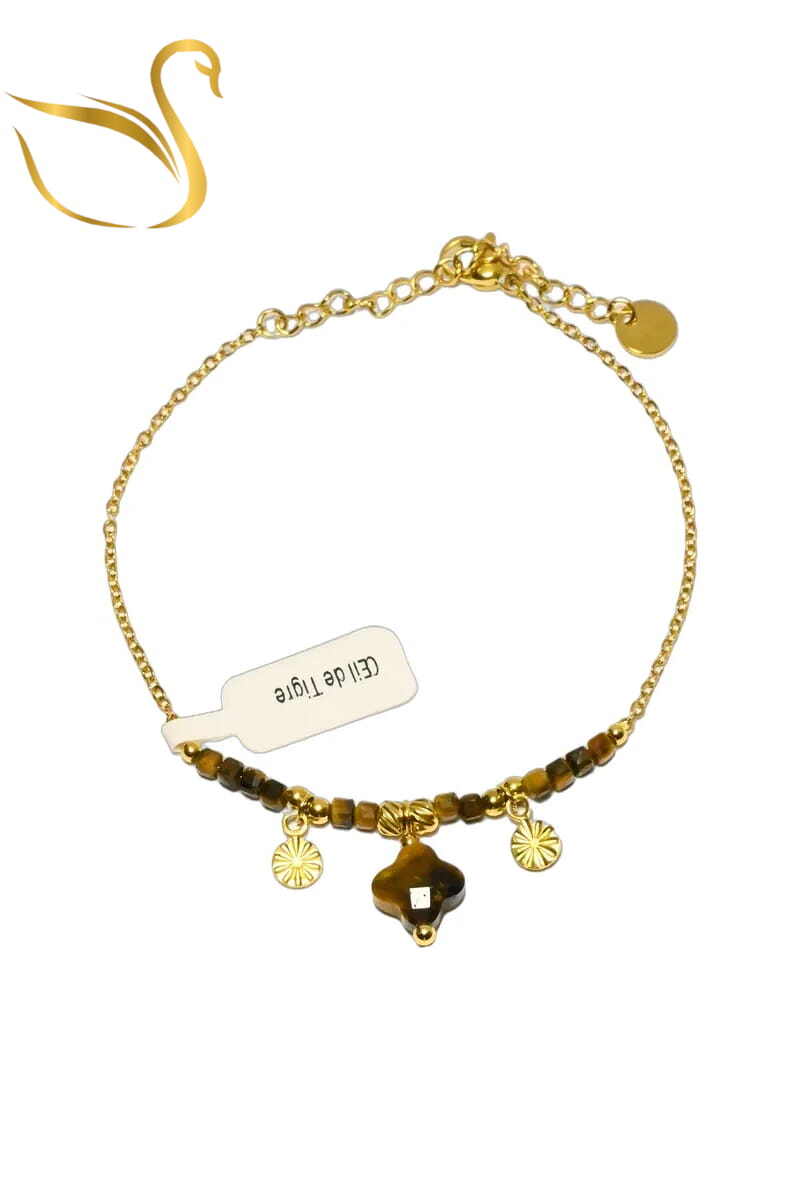 Grossiste Emma Fantaisies - Bracelet oeil de tigre