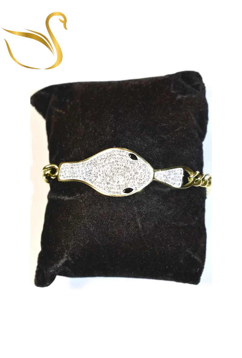 Grossiste Emma Fantaisies - Bracelet serpent Or