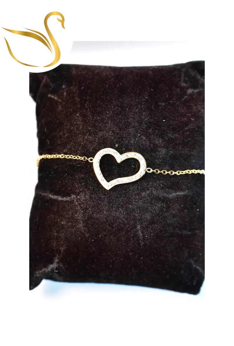 Grossiste Emma Fantaisies - Bracelet Coeur Or