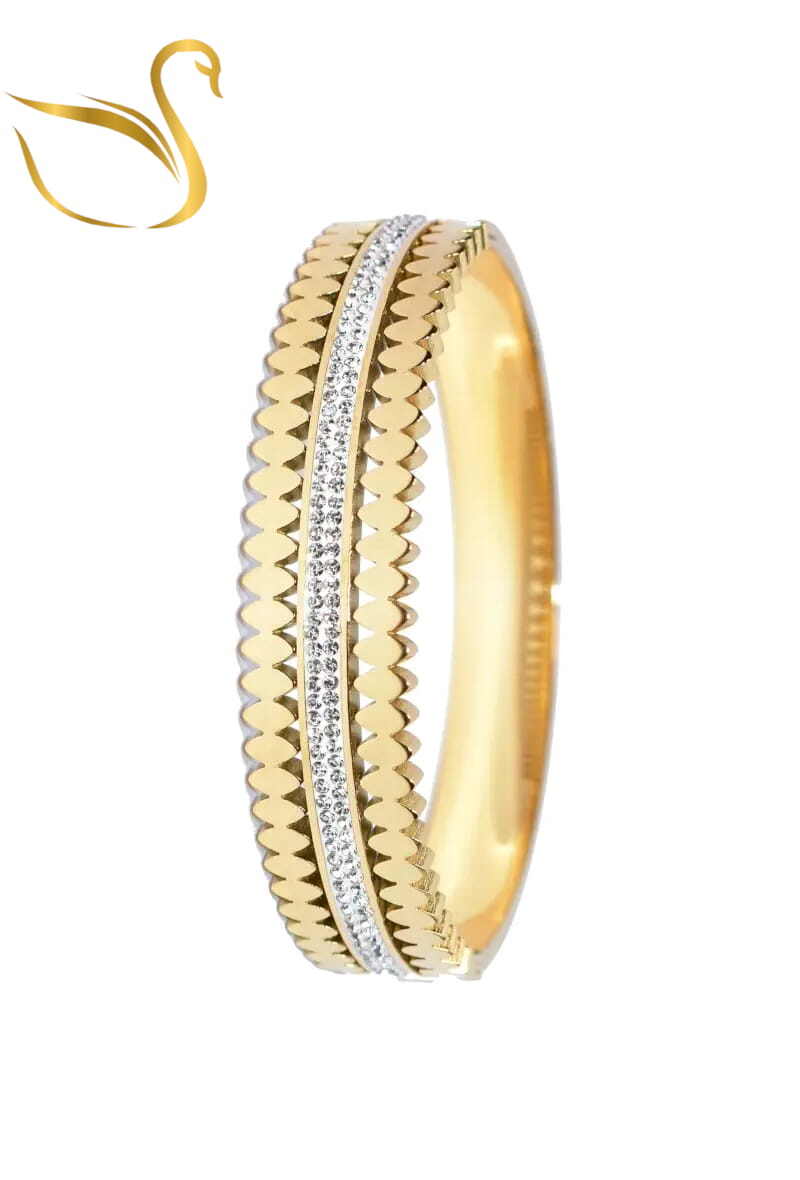 Grossiste Emma Fantaisies - Jonc bracelet Or