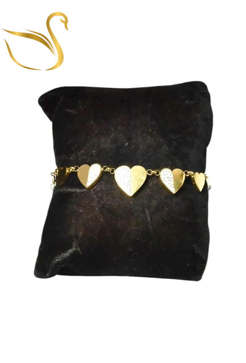 Grossiste Emma Fantaisies - Bracelet coeur Or