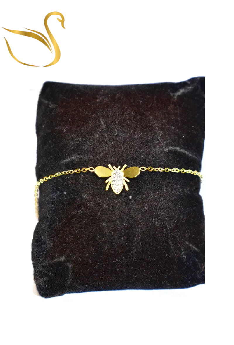 Grossiste Emma Fantaisies - Bracelet abeille Or