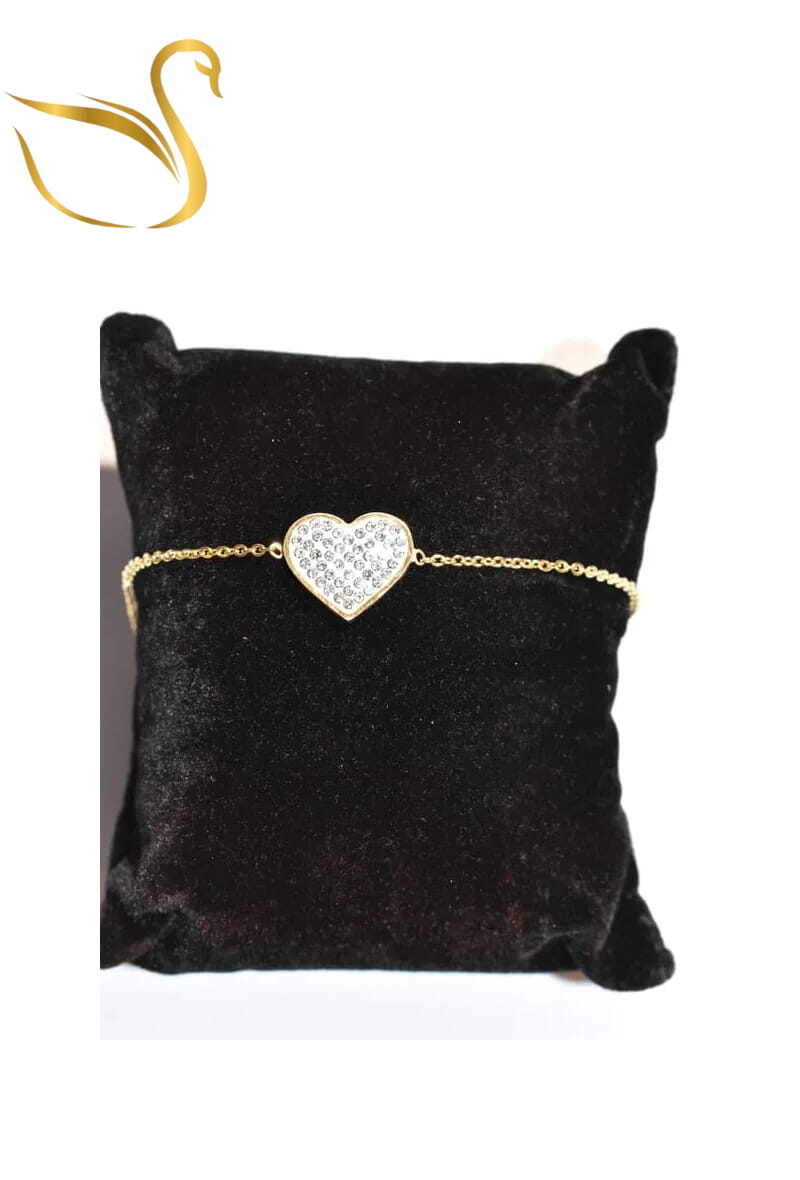 Grossiste Emma Fantaisies - Bracelet Coeur Or