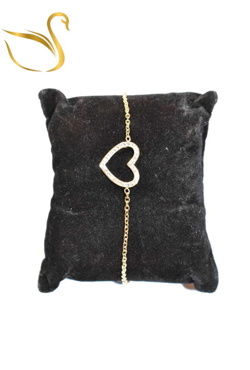 Grossiste Emma Fantaisies - Bracelet Coeur Or
