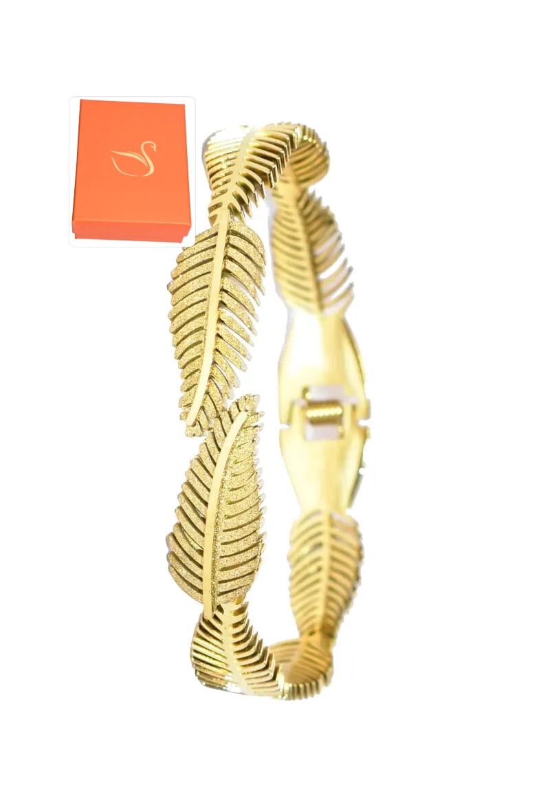 Wholesaler Emma Fantaisies - Gift box with life leaf bangle