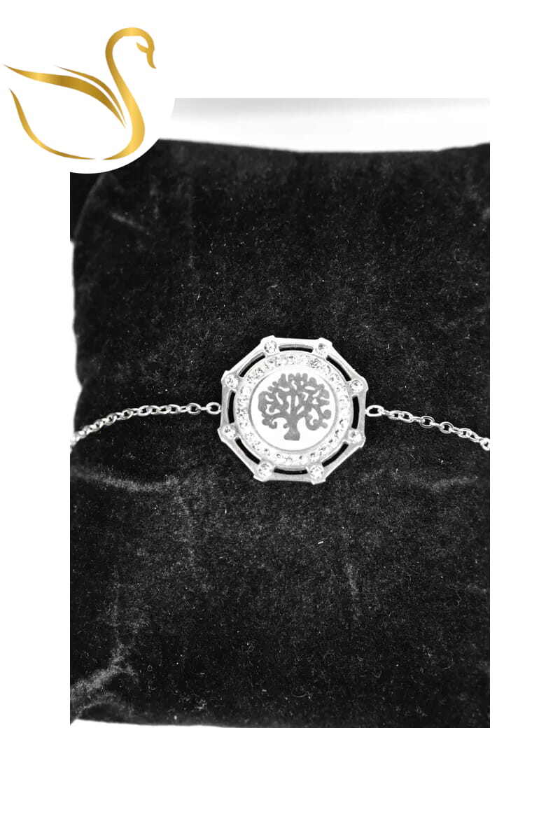 Grossiste Emma Fantaisies - Bracelet arbre de la vie Argent