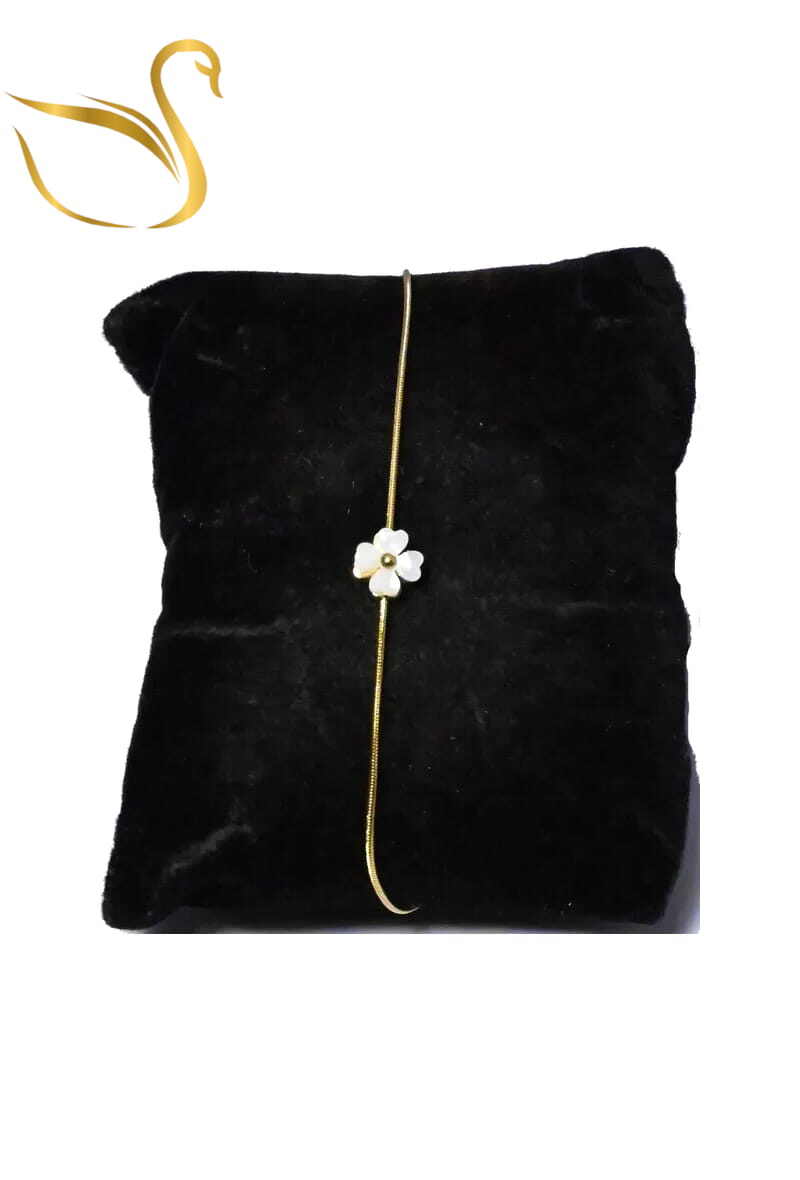 Grossiste Emma Fantaisies - Bracelet fleur Or