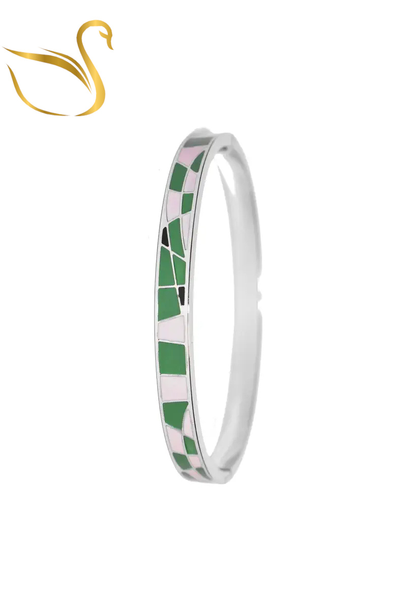 Grossista Emma Fantaisies - Bracciale Thailandese in Argento Colorato