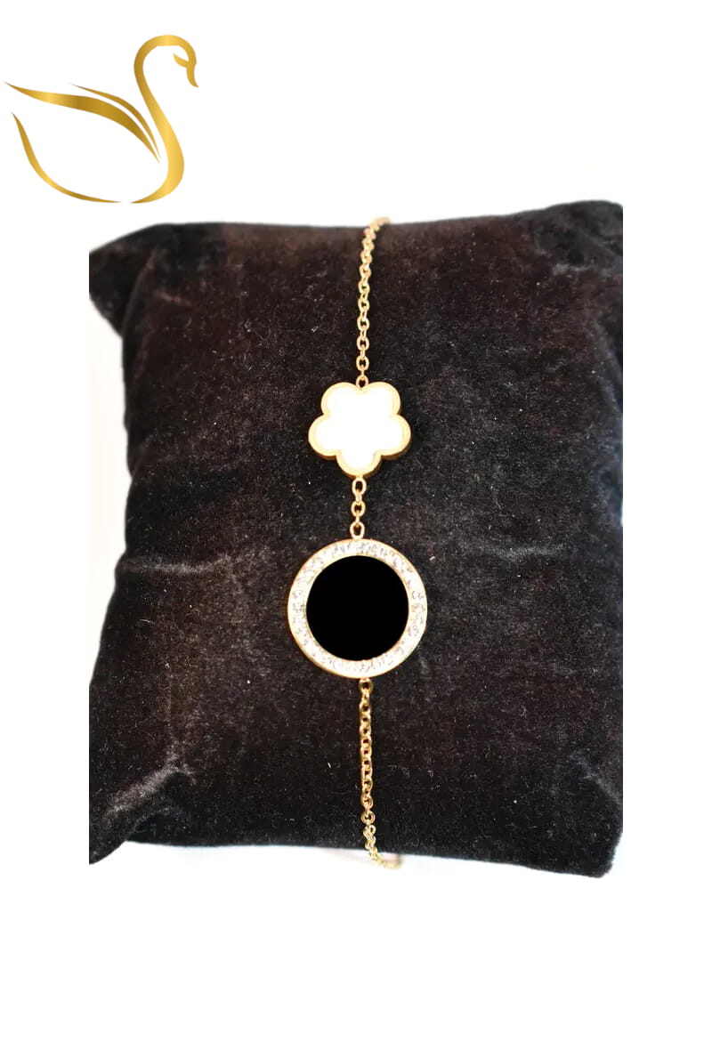 Grossiste Emma Fantaisies - Bracelet fleur Or