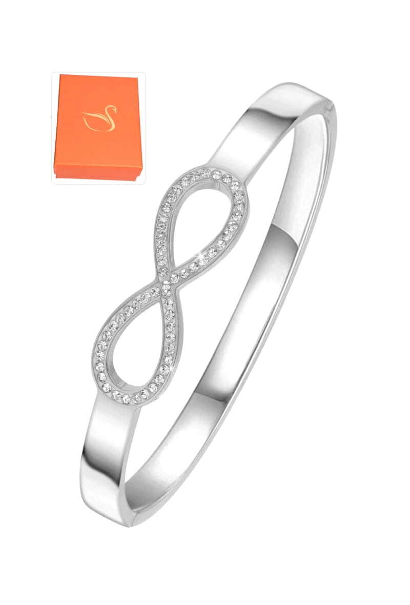 Grossiste Emma Fantaisies - Coffret cadeaux jonc infini Argent
