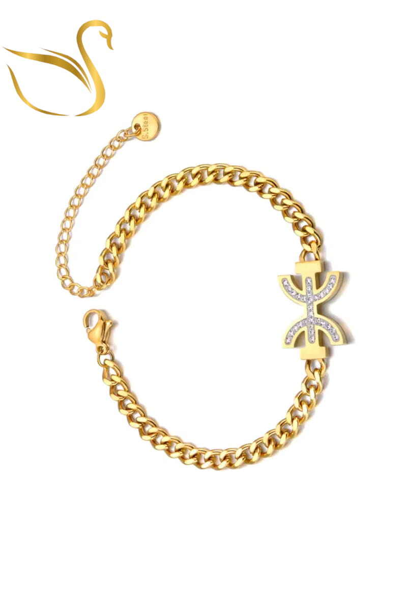 Grossiste Emma Fantaisies - Bracelet yaz fatma Or