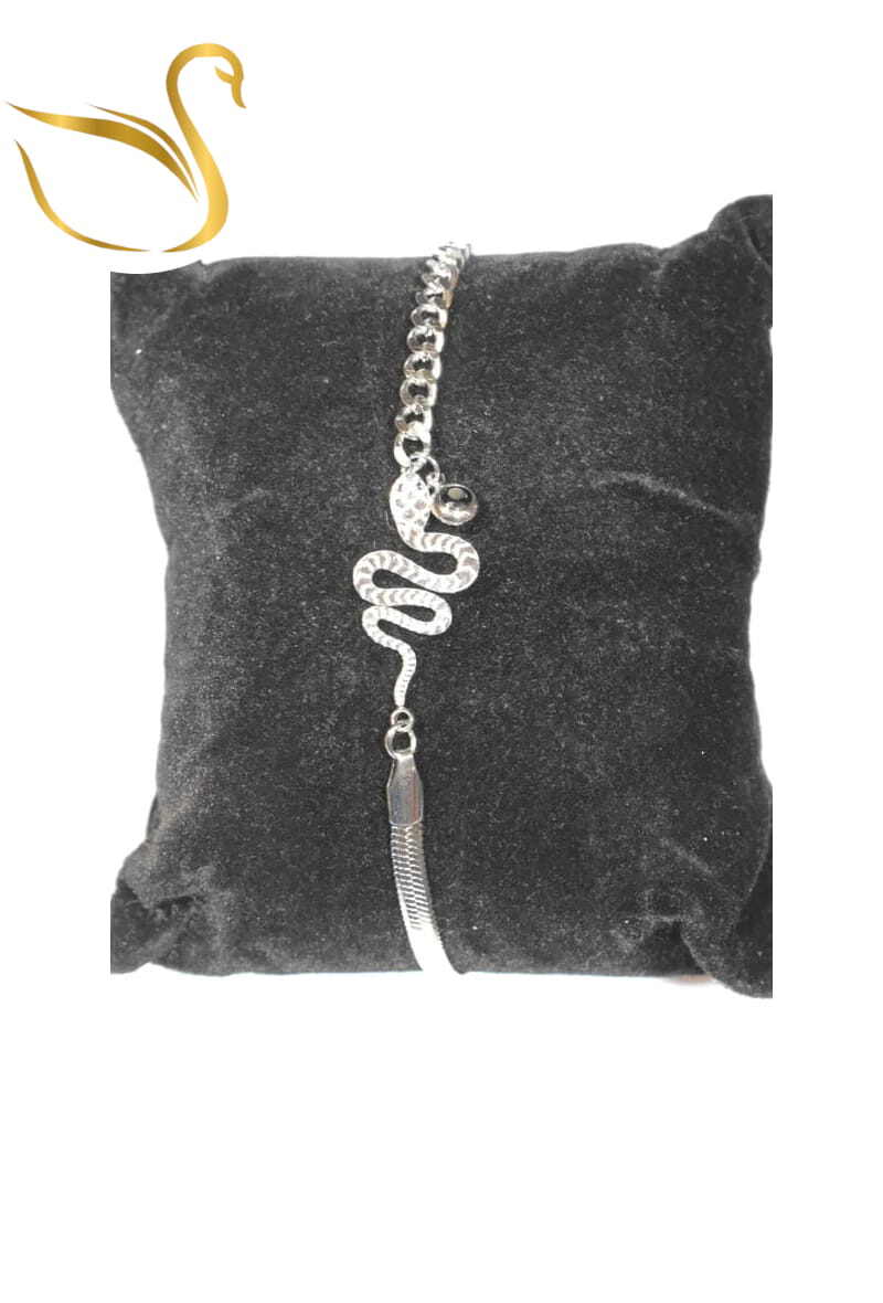 Grossiste Emma Fantaisies - Bracelet serpent Argent