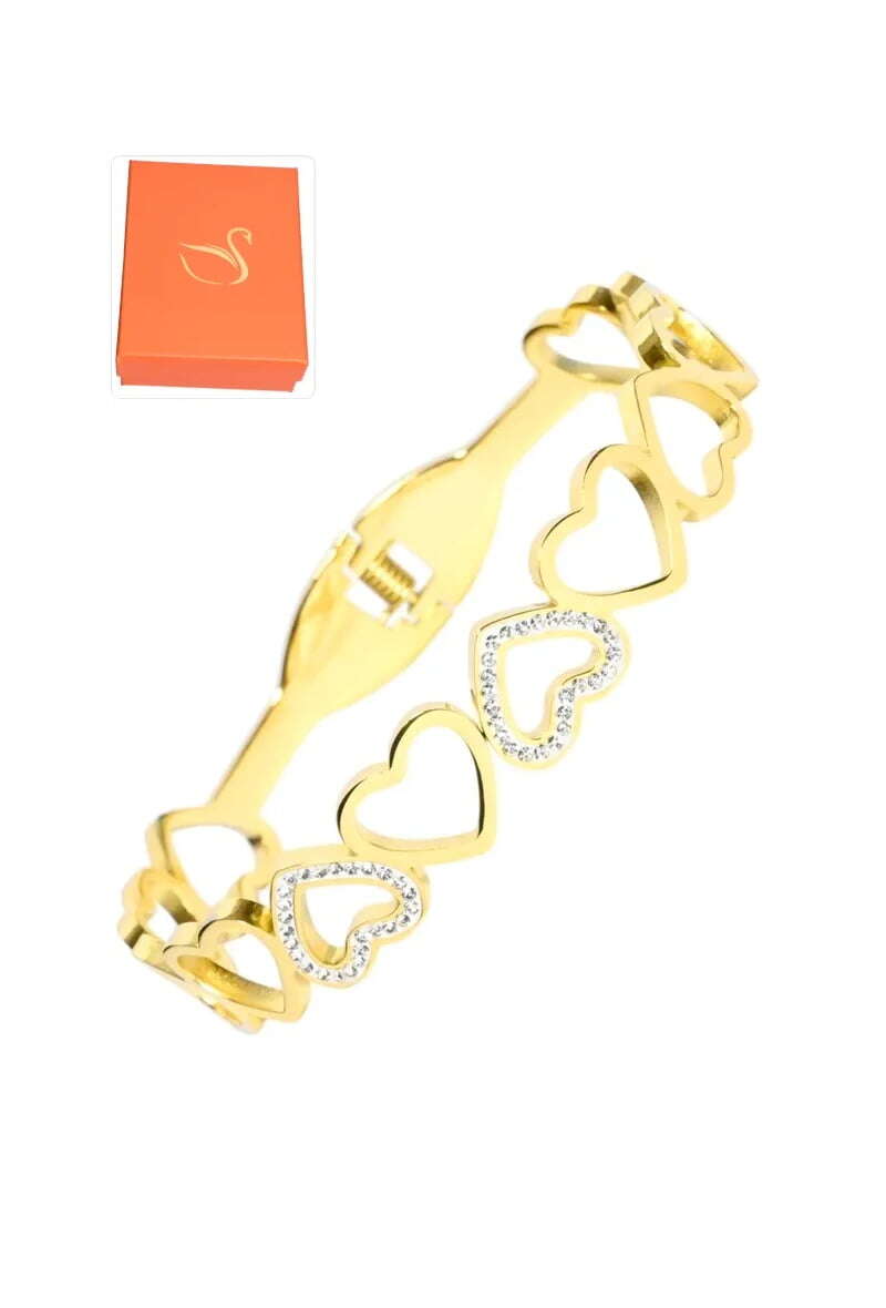Grossiste Emma Fantaisies - Coffret jonc cadeaux coeur