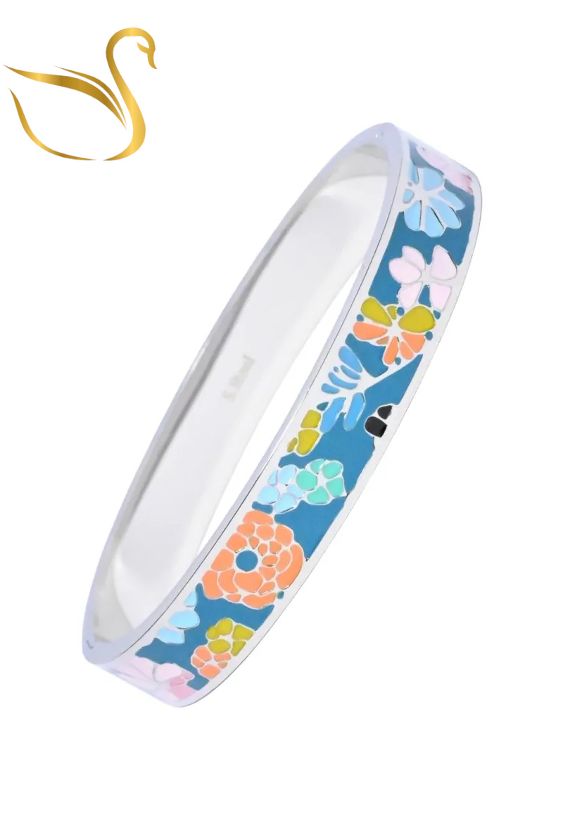 Grossista Emma Fantaisies - Bracciale thailandese colorato in argento