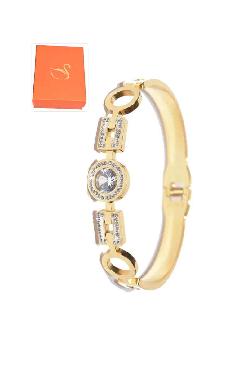 Grossiste Emma Fantaisies - Coffret cadeaux jonc bracelet Or