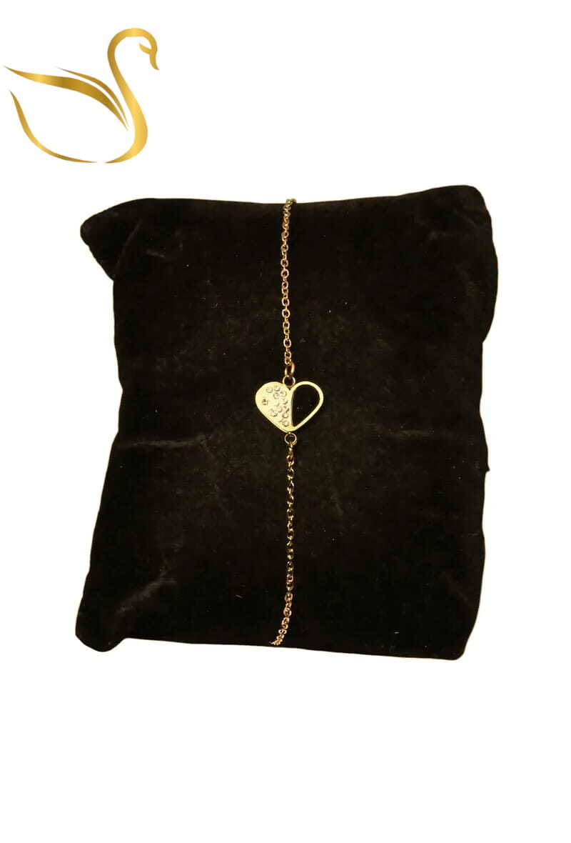 Grossiste Emma Fantaisies - Bracelet coeur Or