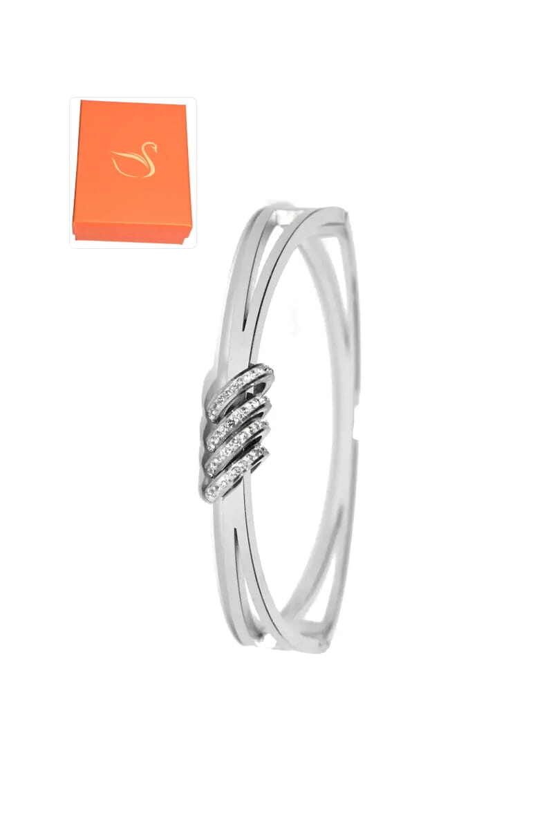 Grossiste Emma Fantaisies - Coffret cadeaux jonc bracelet Argent
