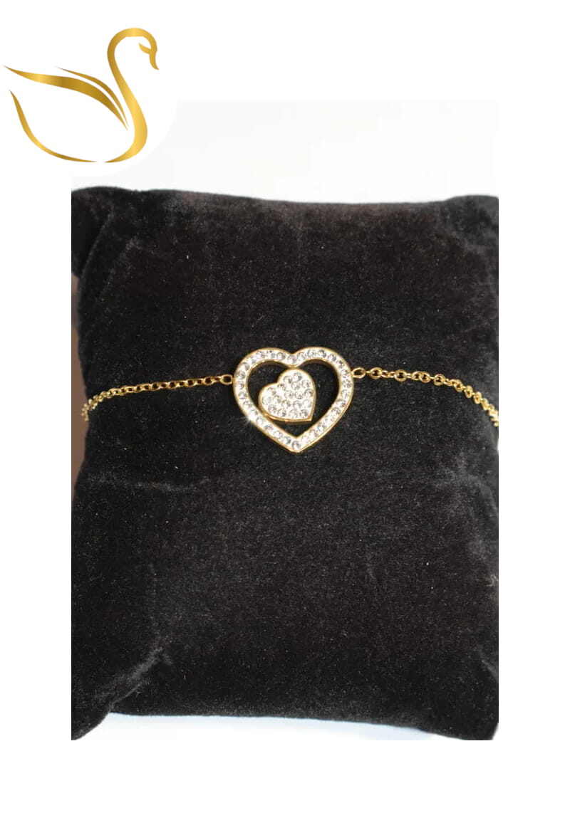 Grossiste Emma Fantaisies - Bracelet coeur Or