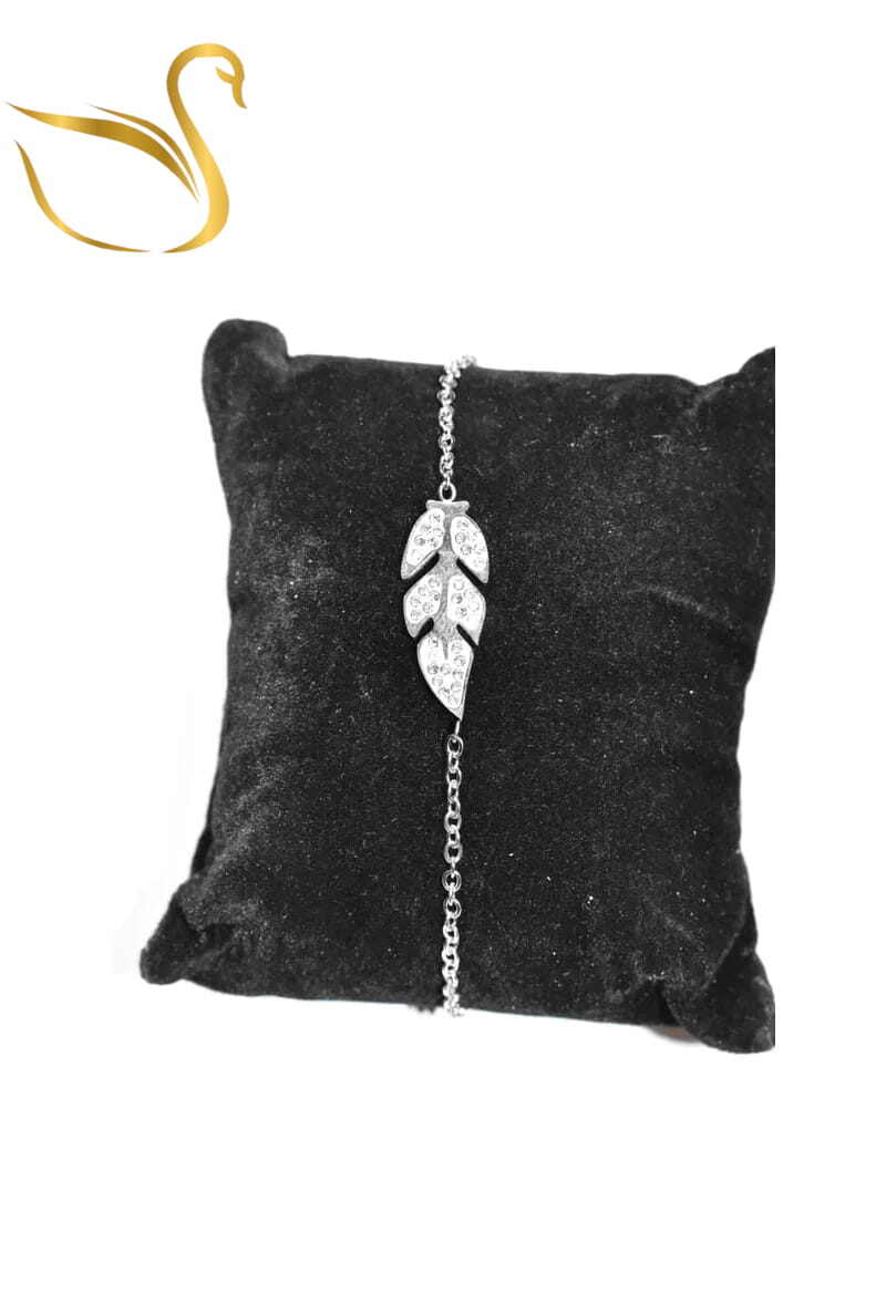 Grossiste Emma Fantaisies - Bracelet palme Argent