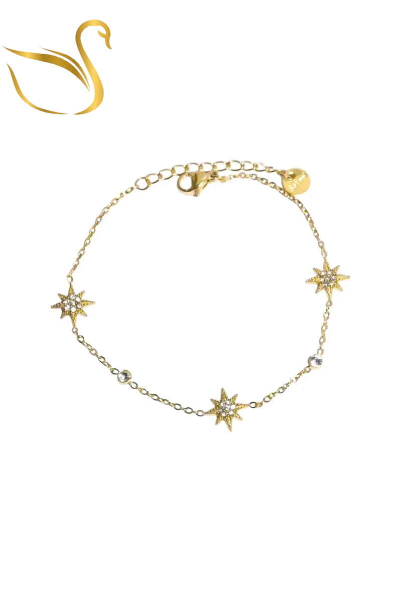 Grossiste Emma Fantaisies - Bracelet étoile Or