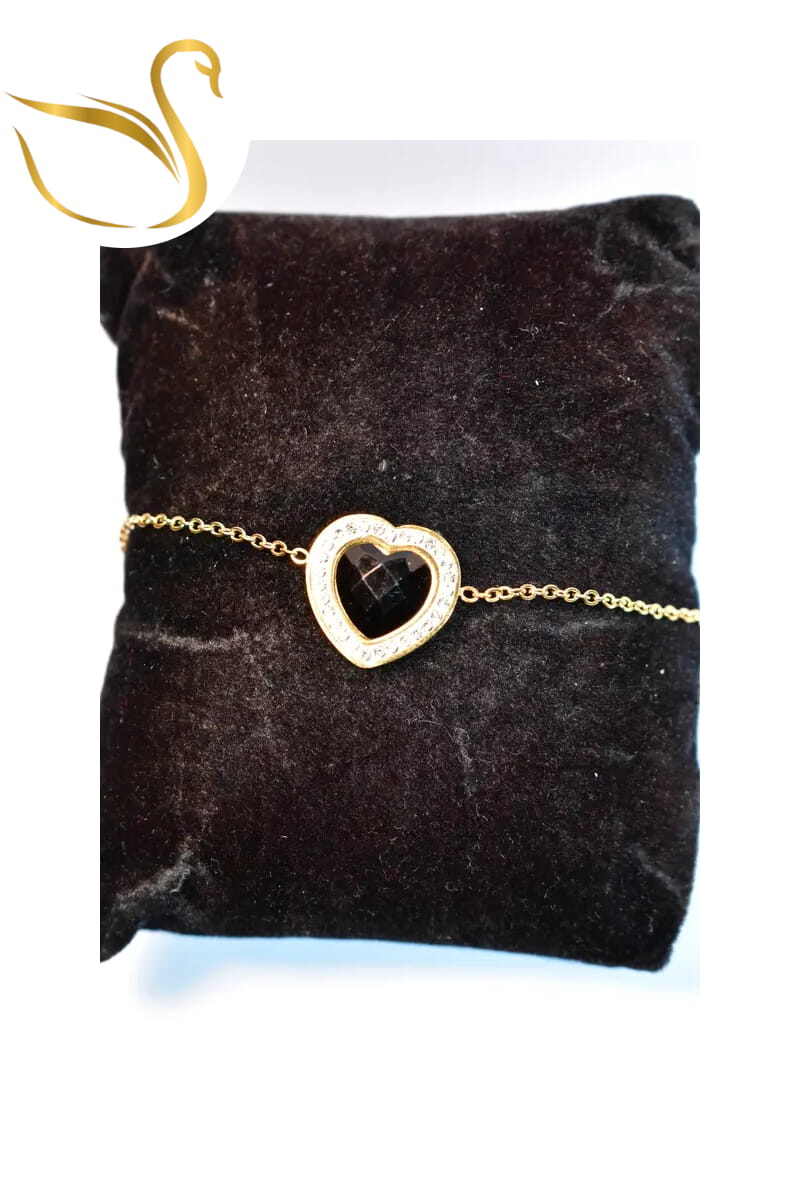 Grossiste Emma Fantaisies - Bracelet Coeur Or
