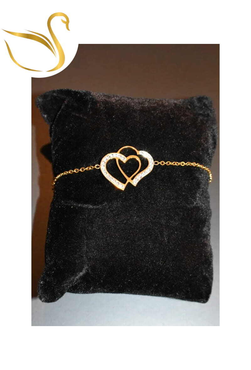 Grossiste Emma Fantaisies - Bracelet coeur Or