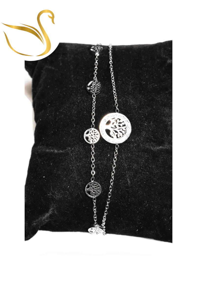 Grossiste Emma Fantaisies - Bracelet arbre de la vie Argent