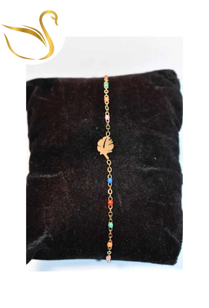 Grossiste Emma Fantaisies - Bracelet palme Or