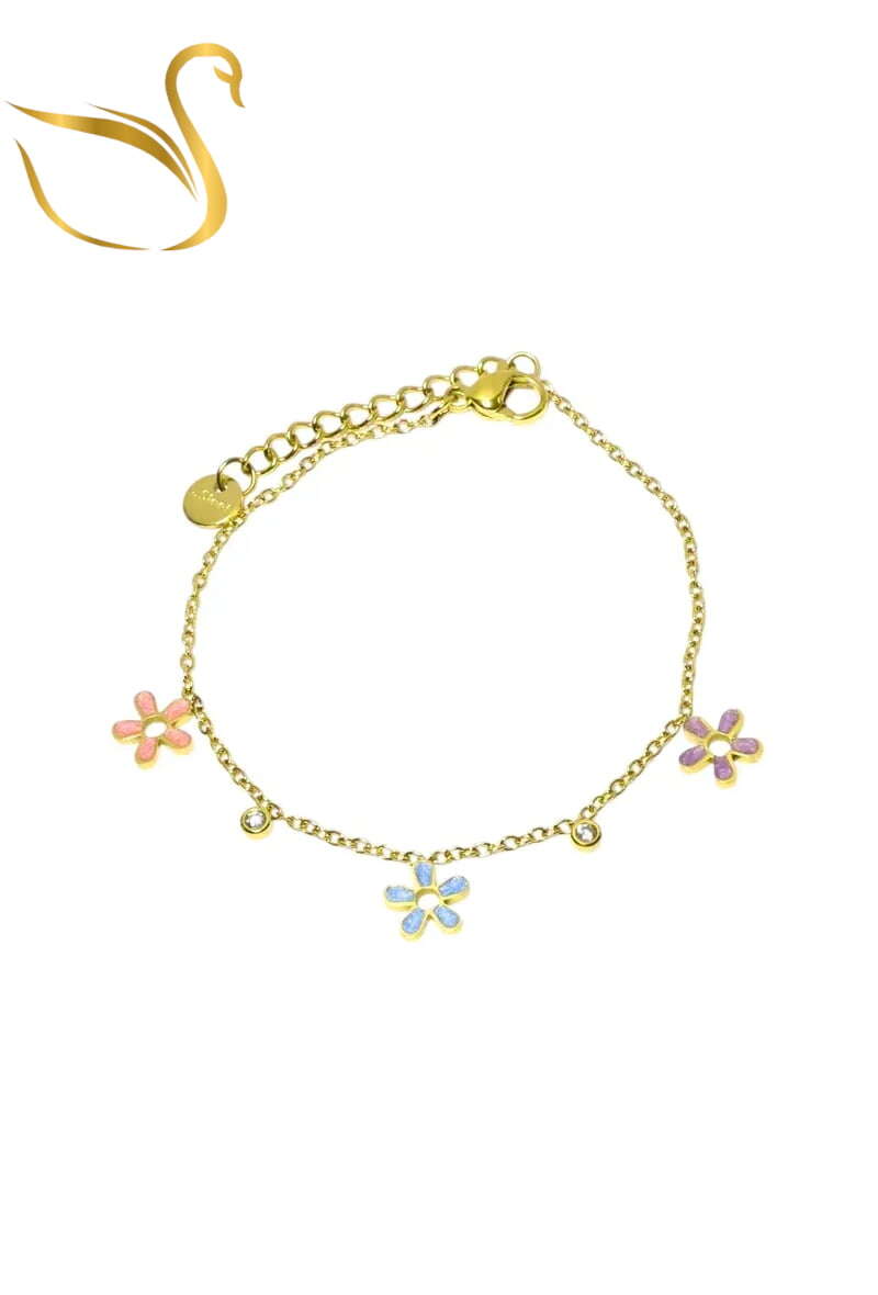 Grossiste Emma Fantaisies - Bracelet fleur
