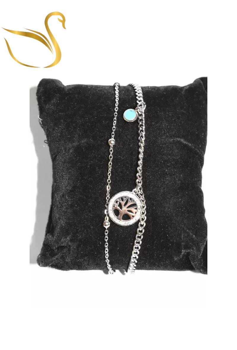 Grossiste Emma Fantaisies - Bracelet arbre de la vie Argent