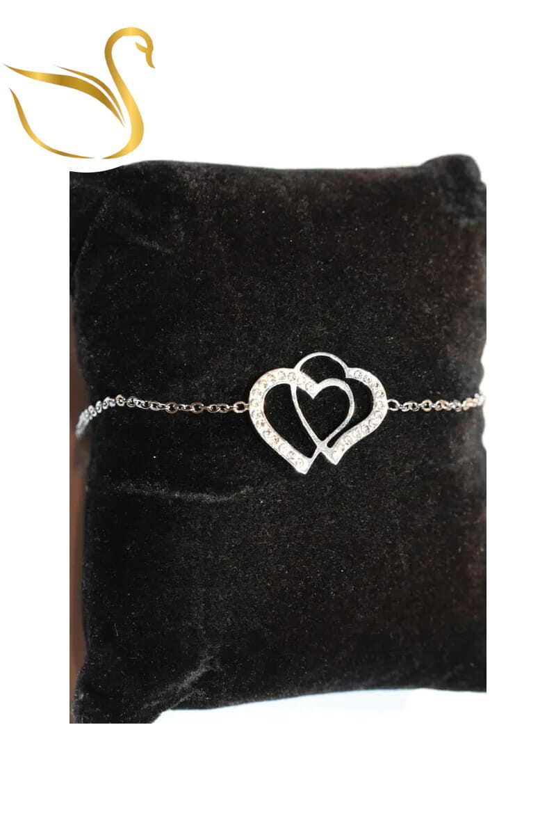 Grossiste Emma Fantaisies - Bracelet coeur Argent