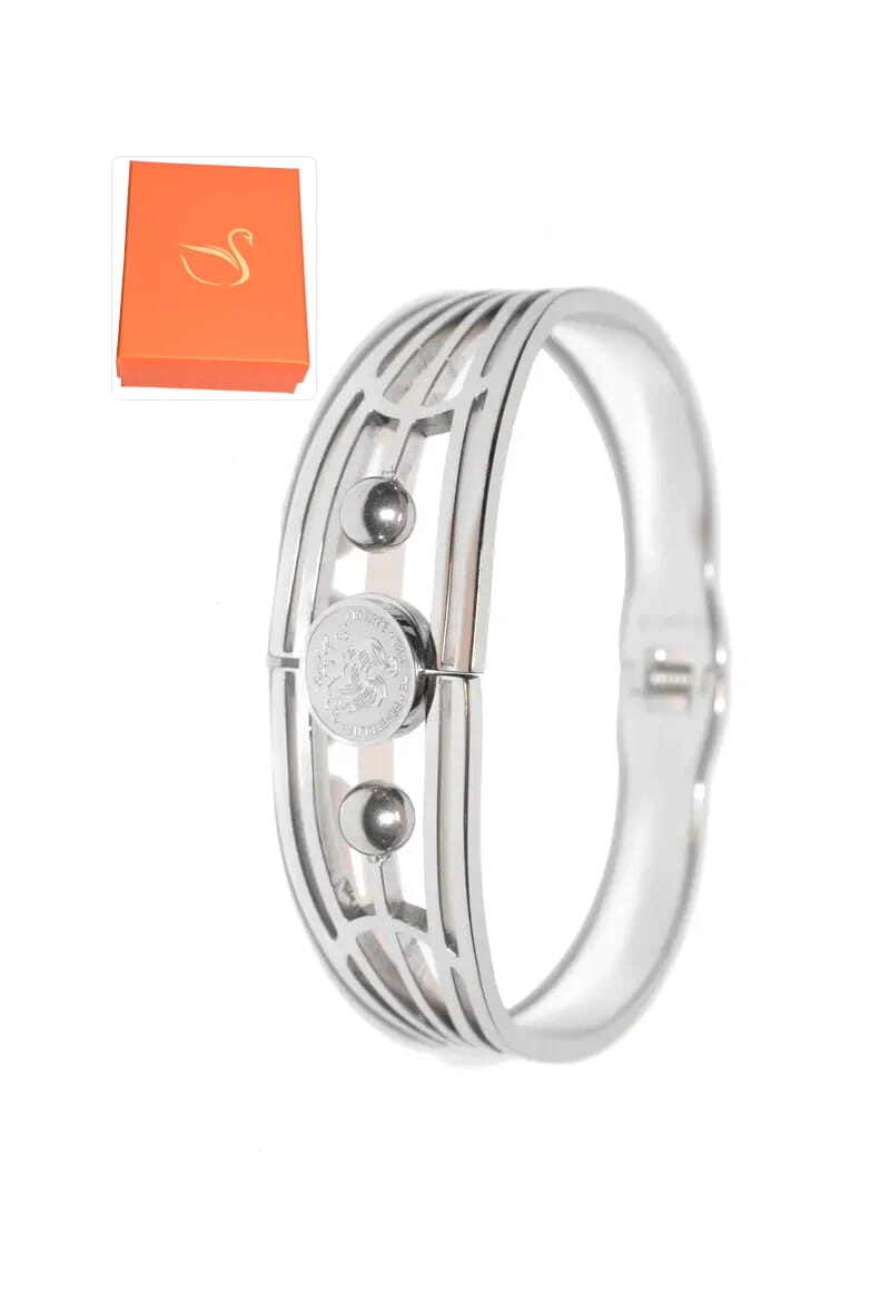 Grossiste Emma Fantaisies - Coffret cadeaux jonc coq reine Argent