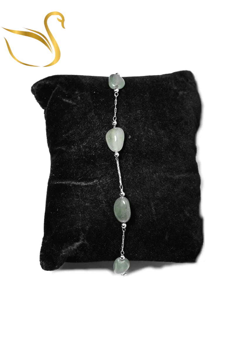 Grossiste Emma Fantaisies - Bracelet pierre minérale Argent