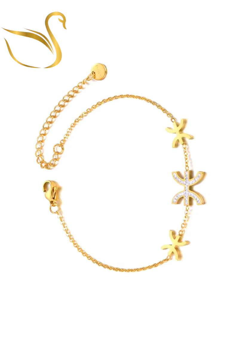 Grossiste Emma Fantaisies - Bracelet signe YAZ Fatma Or