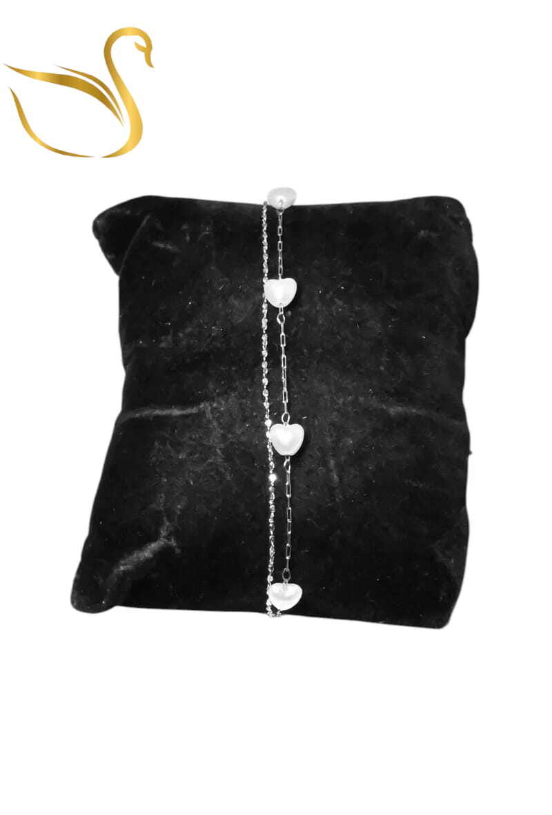 Grossiste Emma Fantaisies - Bracelet coeur Argent