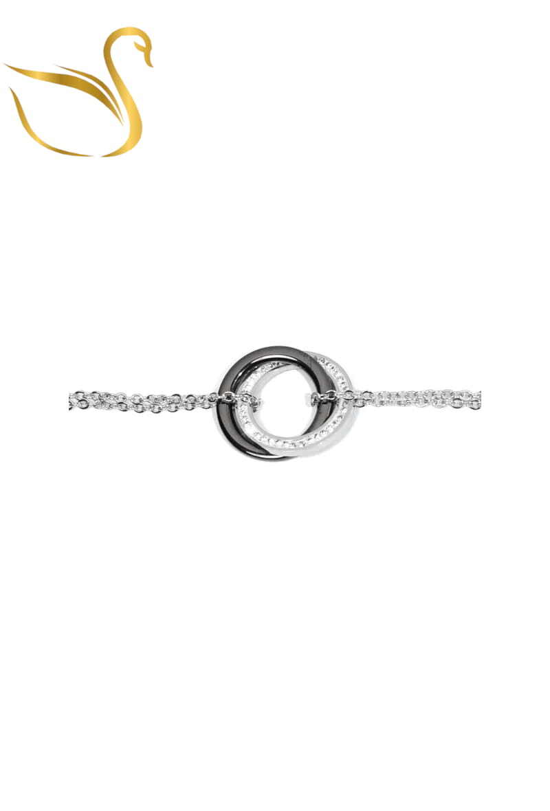 Grossiste Emma Fantaisies - Bracelet céramique Argent