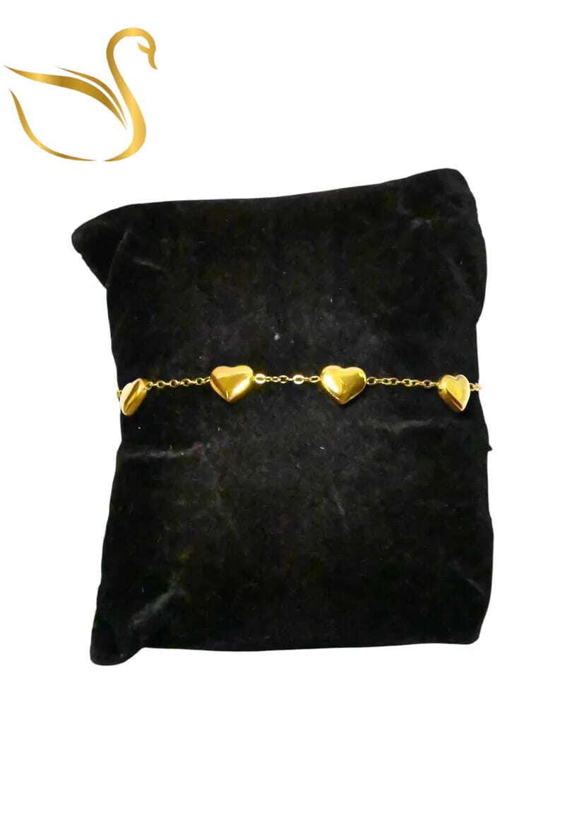 Grossiste Emma Fantaisies - Bracelet coeur Or